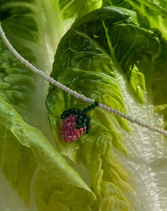 Naszyjnik - mora fucsia, LIMONI E FIORI