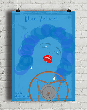 Blue Velvet - David Lynch - plakat fine art, minimalmill