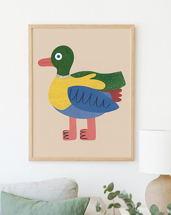 Plakat  Kaczka żółta, MUKI design