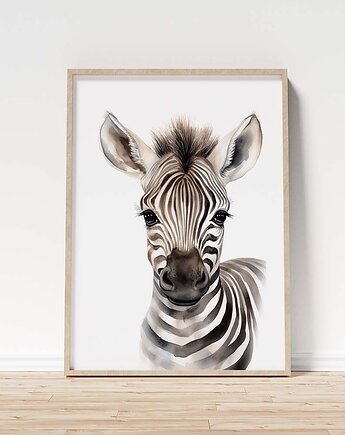 Zebra plakat do pokoju dziecka, OSOBY - Prezent dla 10 latki