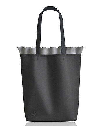 Skórzana torba z falbanką, modeMania