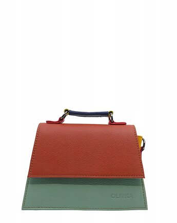 Torebka damska skórzana do ręki, na ramię, mała, oryginalna OLIVKA, Olivka Warsaw