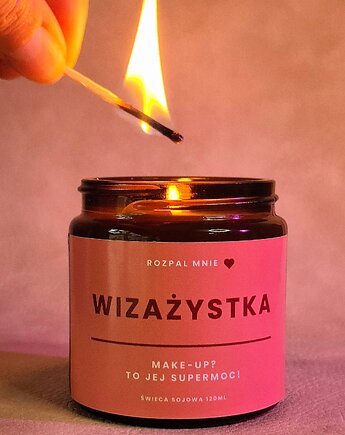 Świeczka sojowa WIZAŻYSTKA, SOy