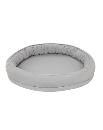 Mały junior nest Basic bez falbanki Jasno szary, Cotton & Sweets