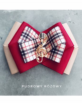 Brosza  Muzyczna NOWOŚĆ z Mikrofonem, Pudrowy Różowy