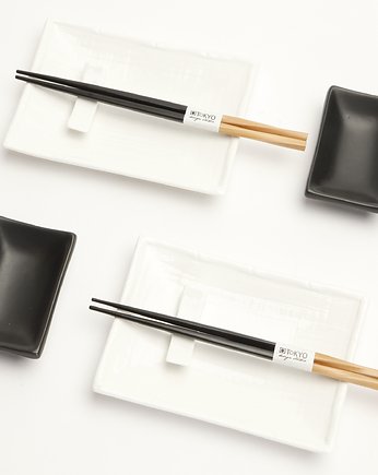 zestaw do sushi black & white I, EDO ART FOOD