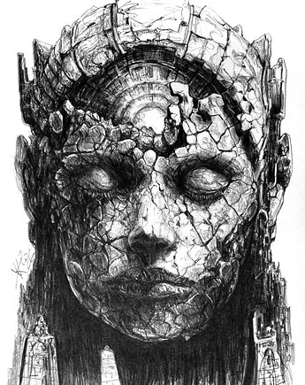 Po drugiej stronie czasu  *rysunek piórkiem, Galeria Niepodzielone