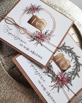 Voucher na sesję zdjęciową 5szt, Art By Heart Pracownia