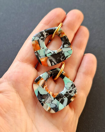 Kolczyki kamienne inspiracje no3, Motywator Eweliny