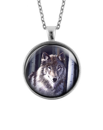 Medalion - Szary wilk - duży