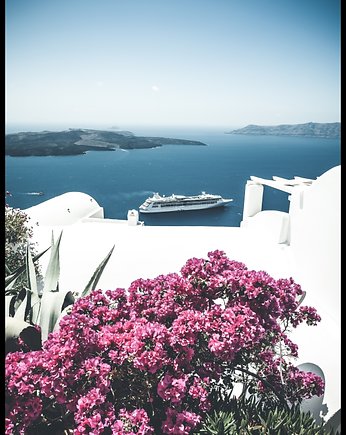 Plakat "Biała architektura Santorini", Fotobloki and decor