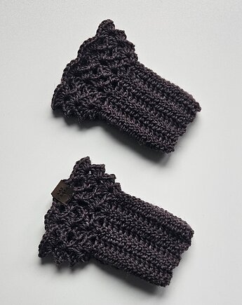 Wełniane Mankiety brązowe, Las i Łąka