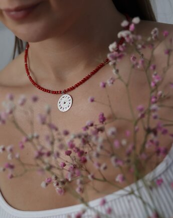 Naszyjnik Znaki Zodiaku, Biżuteria Znaki Zodiaku, Naszyjniki Handmade, Księżycowa bijoux