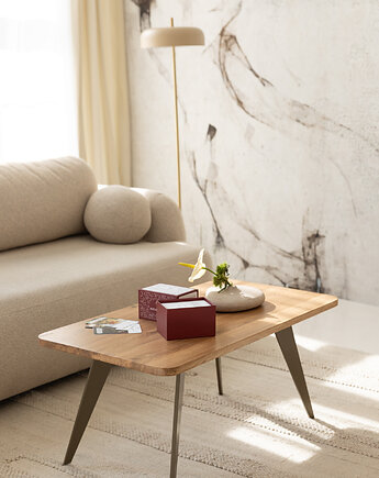 Stolik kawowy dębowy COPENHAGEN, Projekt Loft