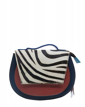 Torebka damska skórzana obrotowa klapka 4w1 rączka pasek OLIVKA, Olivka Warsaw