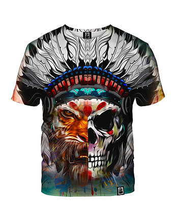 Męski T-shirt DR.CROW  Indian Tiger, DrCrow