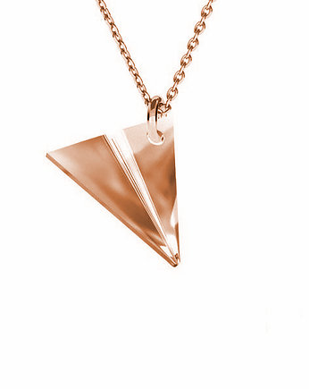 PAPER PLANE - różowe złoto, ISSI Jewelry