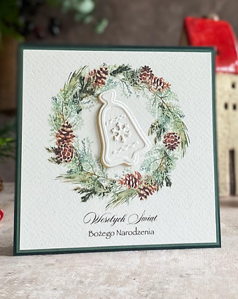 Personalizowana kartka na Boże Narodzenie, BN 10D, Anna Art and Crafts