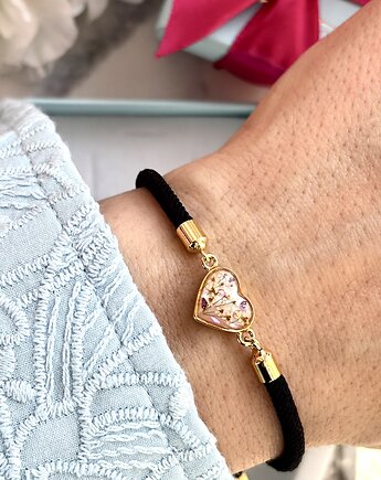 Bransoletka perłowe serce