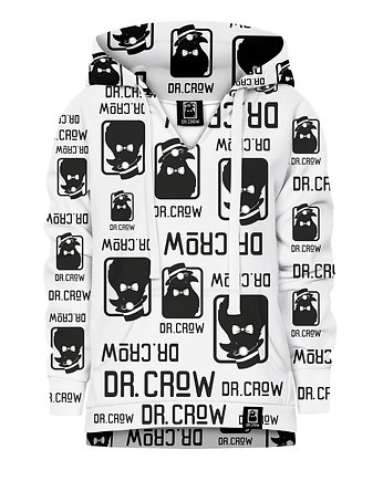 Bluza Dziewczynka DR.CROW Logo Biała, DrCrow