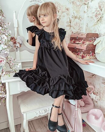 Sukienka Flamenco Black, OSOBY - Prezent dla dziewczynki