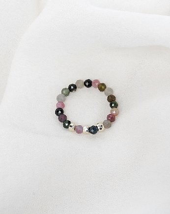 Pierścionek IB z Turmalinem Hematytami, Gleeme Jewellery