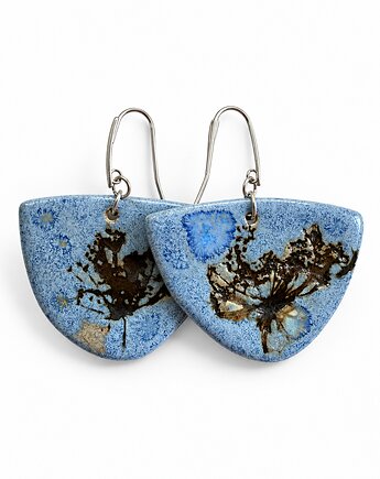 Kolczyki ceramiczne handmade, NOWdeco