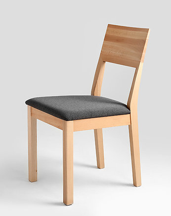 Klasyczne krzesło Fjord - karbon, naturalny buk, CustomForm
