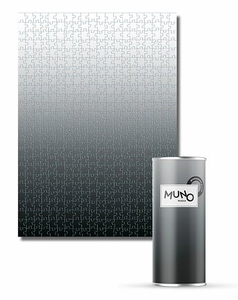 Puzzle 500 el gradientowe czarno-białe "Enigma" by Wiktoria Zychowicz w tubie, MUNO puzzle