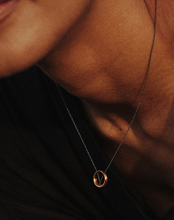 MINIMAL mini necklace / copper, Filimoniuk