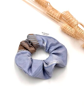 Scrunchie/frotka 100% Jedwab Patchwork, wu handmade
