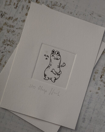 Miedzioryt - A6 - Doodle Beasts - Gloop, AbleSnail