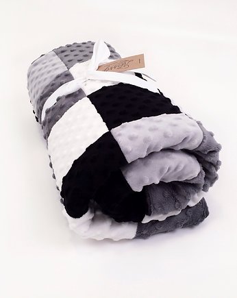 Kocyk MinkyLove z wypełnieniem, Nessy Patchwork