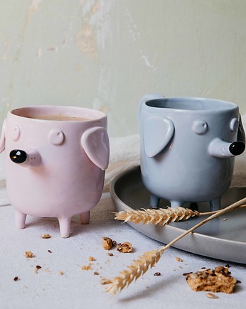 Zestaw Kubków Azorków (różowy i miętowy), Lamabo