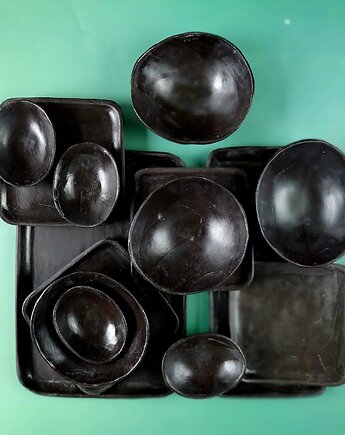 Duży zestaw do sushi dla 4 osób. Polskie rękodzieło, Ceramika Wydry