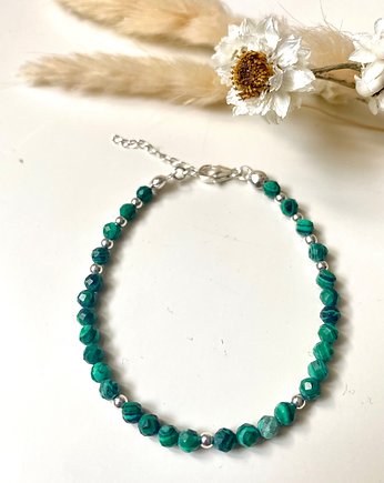 Bransoletka z  kamieniem naturalnym Malachit, Sofija Jewelry