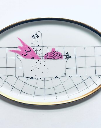 Golasi w kąpieli, arent plates