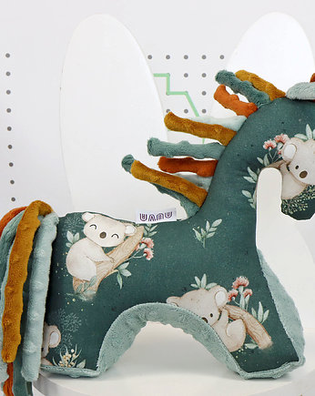 Koń Koala Zieleń - przytulanka sensoryczna, Nuva
