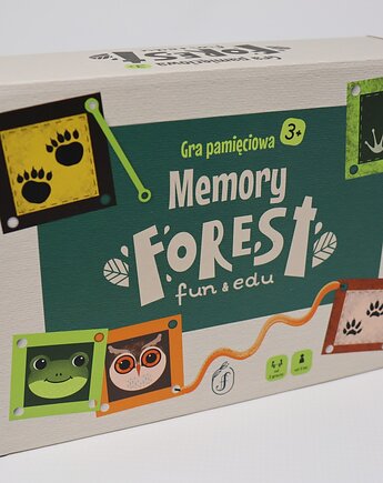 MEMORY Gra pamięciowa z leśnymi zwierzętami, forestfun
