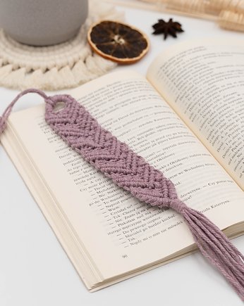 Zakładka do książki Różowa, wu handmade