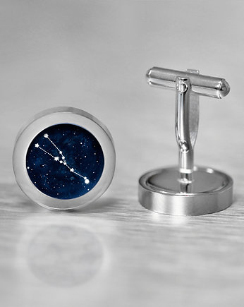 Taurus -Twoja Konstelacja gwiazd - spinki  + box, Makaliboo