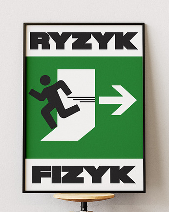 Plakat typograficzny - Ryzyk Fizyk, DAPIDOKA