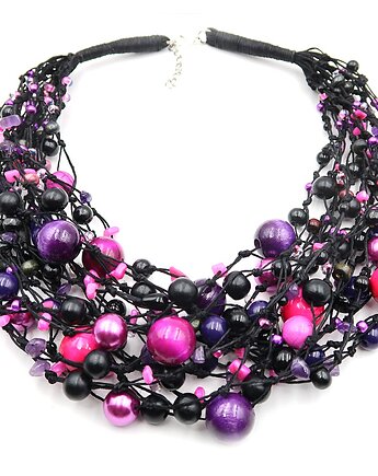 Black velvet -  naszyjnik, Makowisko