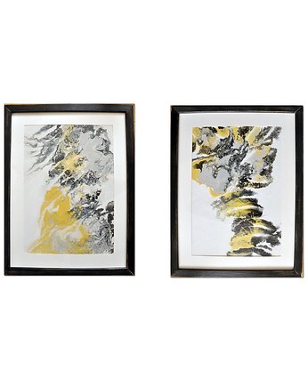 Acqua di Follia 26, komplet obrazów, abstrakcja, Galeriai
