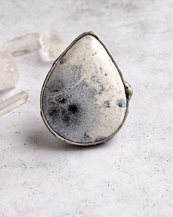 S A L E : UNIKATOWY pierścień ceramiczny : gigant, kaktusia