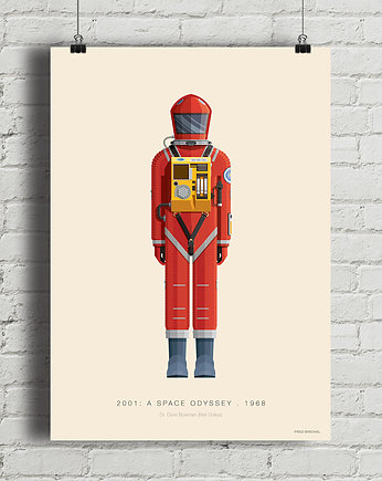 2001 Odeyseja Kosmiczna - plakat fine art, minimalmill
