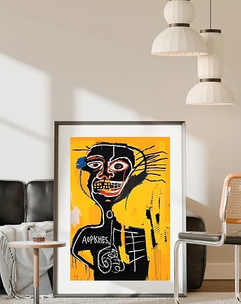 PLAKAT Basquiat graffiti poster sztuka uliczna 80, black dot studio