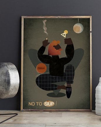 Plakat "No to siup!", Szpeje
