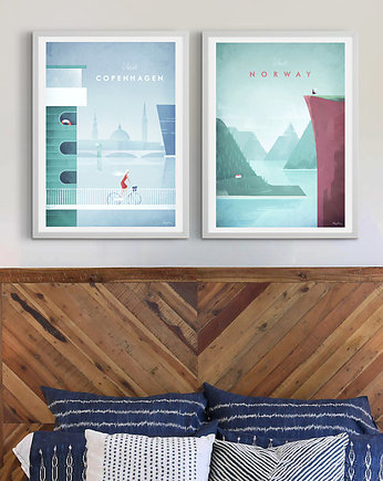 Skandynawia - vintage plakaty, minimalmill