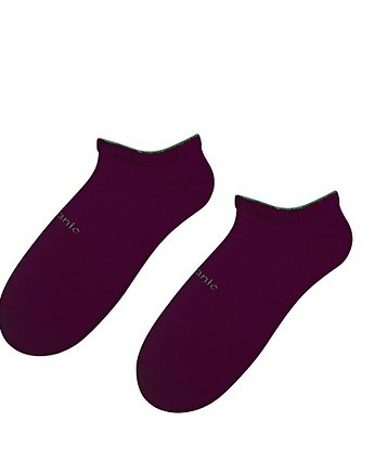 Stopki z bawelny organicznej organic bordo, EsteraShop